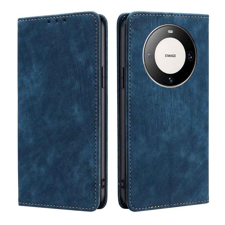 RFID Anti-theft Brush Magnetic Leather Phone Case, For Huawei nova 14 5G, For Huawei Pura 70 Pro / Pro+, For Huawei Pura 70 Ultra, For Huawei nova 12i 4G, For Huawei Pura 70, For Huawei nova 12 5G, For Huawei Mate 60 Pro / Pro+, For Huawei Mate 60     ...