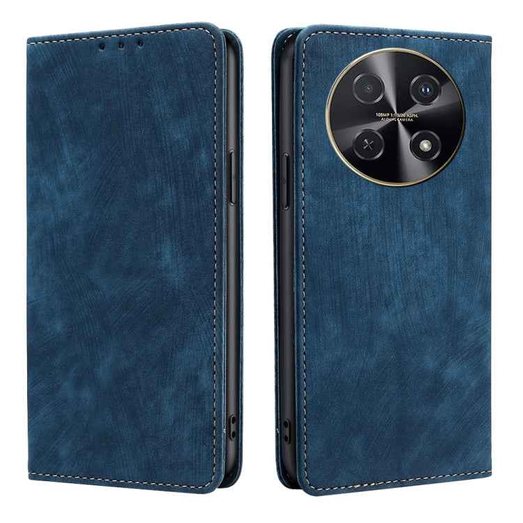 RFID Anti-theft Brush Magnetic Leather Phone Case, For Huawei nova 14 5G, For Huawei Pura 70 Pro / Pro+, For Huawei Pura 70 Ultra, For Huawei nova 12i 4G, For Huawei Pura 70, For Huawei nova 12 5G, For Huawei Mate 60 Pro / Pro+, For Huawei Mate 60     ...