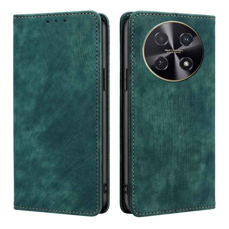 RFID Anti-theft Brush Magnetic Leather Phone Case, For Huawei nova 14 5G, For Huawei Pura 70 Pro / Pro+, For Huawei Pura 70 Ultra, For Huawei nova 12i 4G, For Huawei Pura 70, For Huawei nova 12 5G, For Huawei Mate 60 Pro / Pro+, For Huawei Mate 60     ...