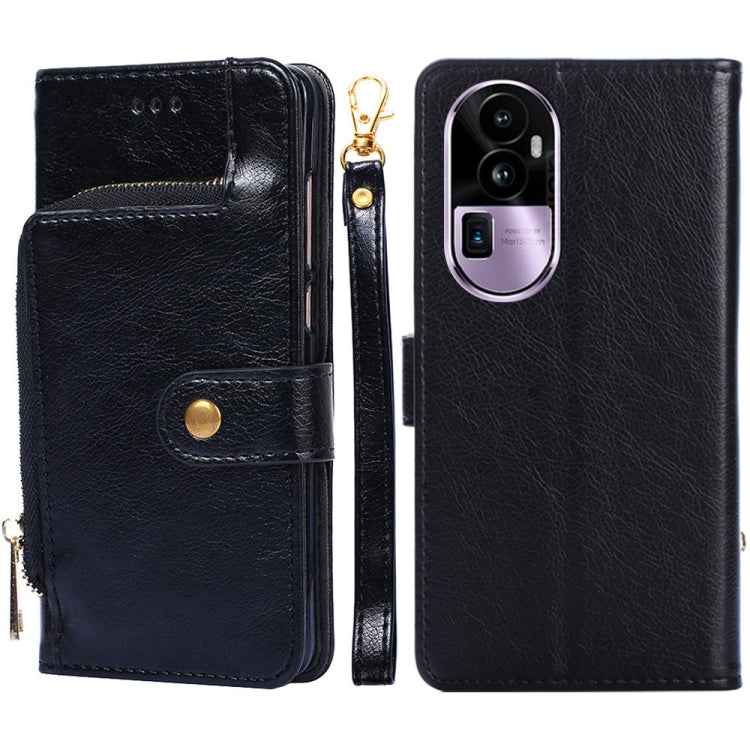 Zipper Bag Leather Phone Case, For OPPO Reno10 Pro+ 5G, For OPPO A1 5G