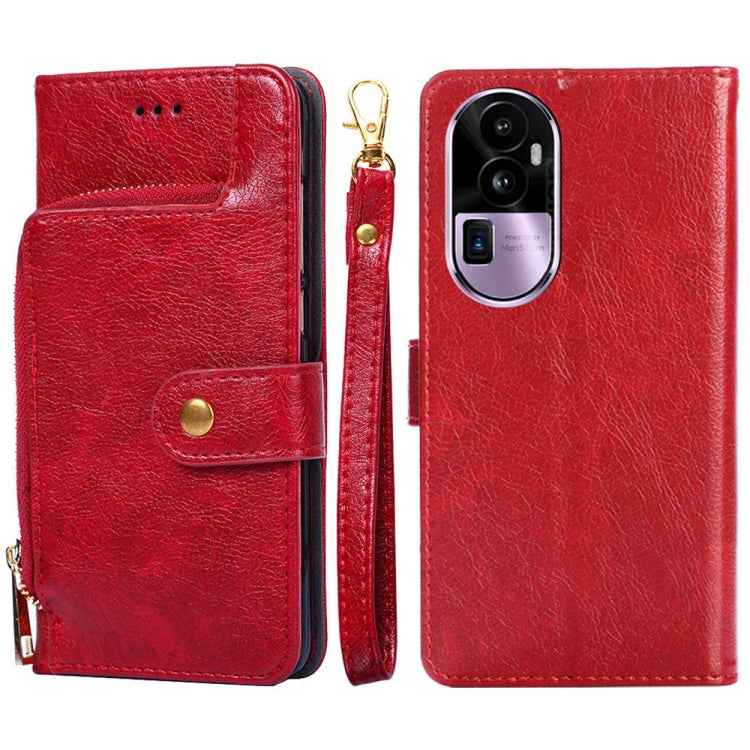 Zipper Bag Leather Phone Case, For OPPO Reno10 Pro+ 5G, For OPPO A1 5G