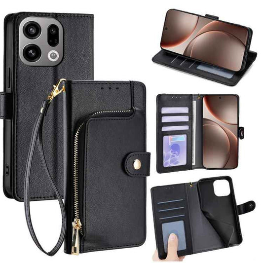 Zipper Bag Leather Phone Case, For OPPO Find X9 5G, For OPPO F31 5G, For OPPO Find X9 Pro 5G, For OPPO K13 Turbo Pro 5G, For OPPO Reno14 F 5G, For OPPO A5x 5G Global, For OPPO A5 5G 2025 Global, For OPPO Find X8s+ 5G, For OPPO Find X8s 5G              ...