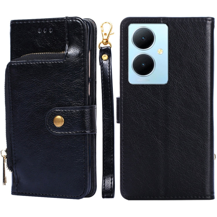 Zipper Bag Leather Phone Case, For vivo iQOO Z9 Turbo, For vivo Y03 4G, For vivo Y100 5G IDN, For vivo Y78 Plus 5G