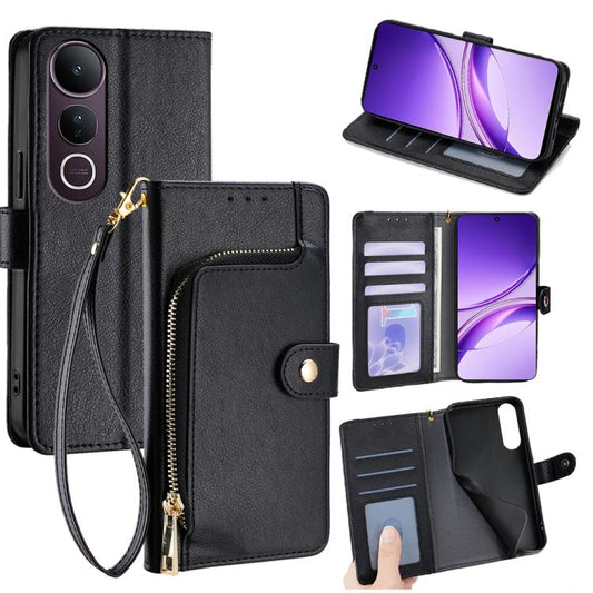 Zipper Bag Leather Phone Case, For vivo V50 Lite 5G, For vivo Y29s 5G / Y04 4G, For vivo Y29 4G Global, For vivo V50 5G, For vivo X200 Pro 5G, For vivo S19 Pro, For vivo S19, For vivo Y28 4G, For vivo X100s, For vivo Y38 5G / T3x Global                ...