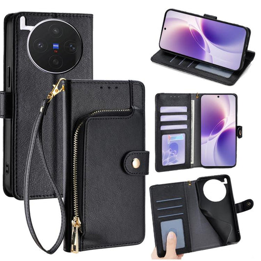 Zipper Bag Leather Phone Case, For vivo X300s 5G, For vivo V70 FE 5G, For vivo Y05 4G, For vivo Y500i 5G, For vivo X300 Ultra 5G, For vivo S50 Pro mini 5G, For vivo S50 5G, For vivo X300 Pro 5G, For vivo X300 5G, For vivo Y31 5G 2025                   ...