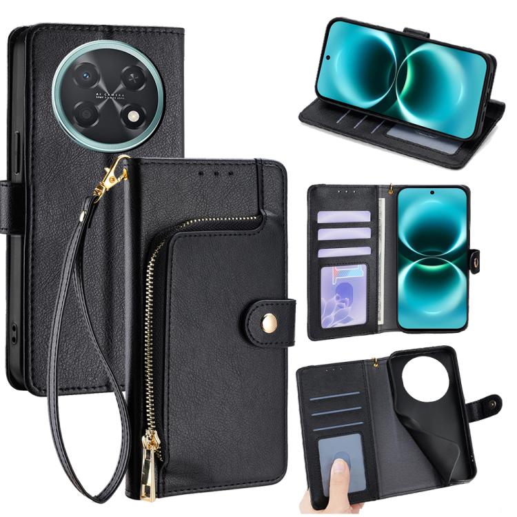 Zipper Bag Leather Phone Case, For Huawei Enjoy 90 Pro Max 5G, For Huawei Enjoy 90 Plus 5G, For Huawei nova 15 Ultra, For Huawei nova 15 Pro, For Huawei nova 15, For Huawei Mate 80 Pro Max 5G, For Huawei Mate 80 5G, For Huawei Maimang 40 5G            ...