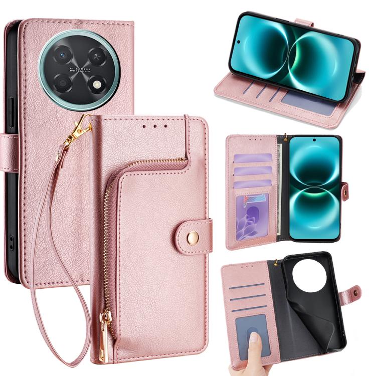 Zipper Bag Leather Phone Case, For Huawei Enjoy 90 Pro Max 5G, For Huawei Enjoy 90 Plus 5G, For Huawei nova 15 Ultra, For Huawei nova 15 Pro, For Huawei nova 15, For Huawei Mate 80 Pro Max 5G, For Huawei Mate 80 5G, For Huawei Maimang 40 5G            ...