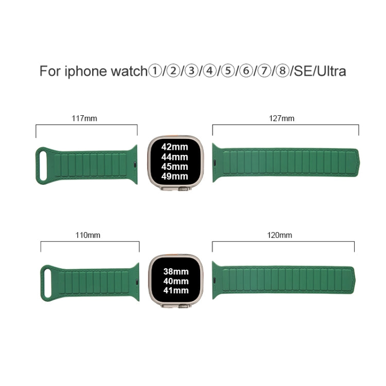 Loop Magnetic Silicone Watch Band, For Apple Watch SE 2023 40mm, For Apple Watch Ultra 2 49mm, For Apple Watch 9 45mm