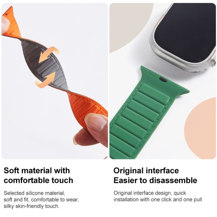 Loop Magnetic Silicone Watch Band, For Apple Watch 8 45mm, For Apple Watch SE 2022 40mm, For Apple Watch SE 2022 44mm