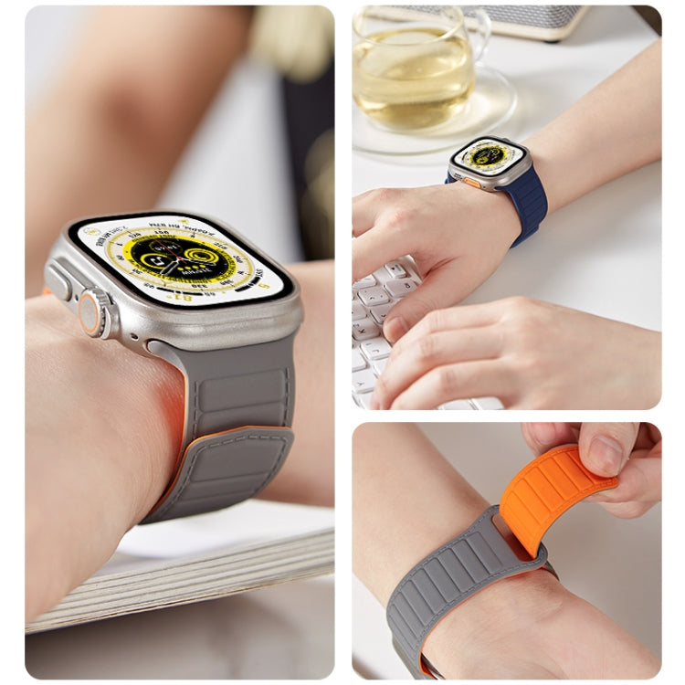 Loop Magnetic Silicone Watch Band, For Apple Watch 9 41mm, For Apple Watch Ultra 49mm, For Apple Watch 8 41mm