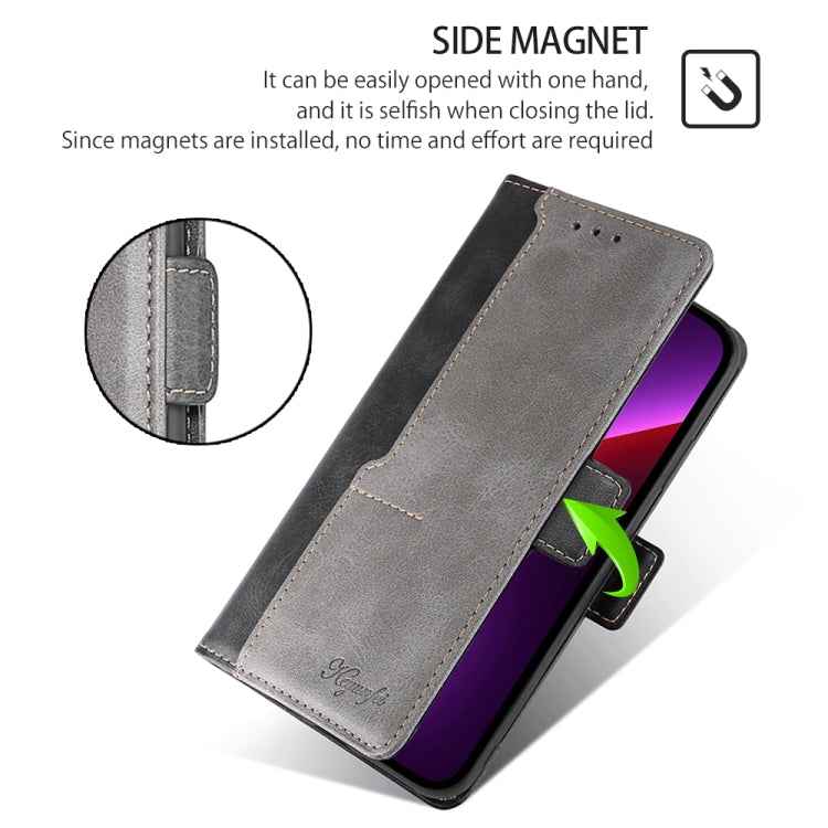 Contrast Color Side Buckle Leather Phone Case, For OPPO Find X7 Ultra 5G, For OPPO Reno10 Pro+ 5G, For OPPO A1 5G
