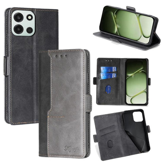 Contrast Color Side Buckle Leather Phone Case, For OnePlus Turbo 6 / 6V, For OnePlus Ace 5 Ultra / Nord 5, For OnePlus Ace 5 Racing / Nord CE5, For OnePlus Ace 3 Pro 5G, For OnePlus Nord CE 4 Lite 5G, For OnePlus Ace 3V 5G, For OnePlus Nord CE4        ...
