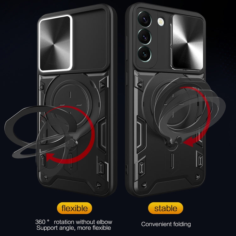 CD Texture Sliding Camshield Magnetic Holder Phone Case, For Samsung Galaxy S22 5G, For Samsung Galaxy A13 5G, For Samsung Galaxy A03s, For Samsung Galaxy A53, For Samsung Galaxy S21 5G, For Samsung Galaxy S21+ 5G, For Samsung Galaxy S21 Ultra 5G