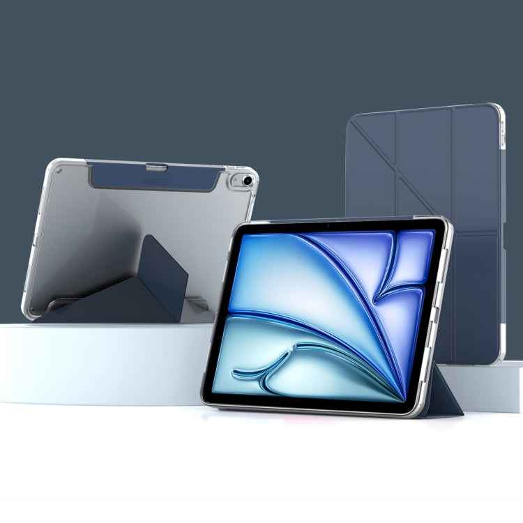 Mutural Deformation Stand Smart Leather Tablet Case, For iPad Pro 13 2025 / 2024, For iPad Pro 11 2025 / 2024, For iPad 2025 / 2022, For iPad Air 11 2025 / 2024, For iPad Air 13 2025 / 2024, For iPad Pro 11 2022 / 2021 / 2020���������������������������...