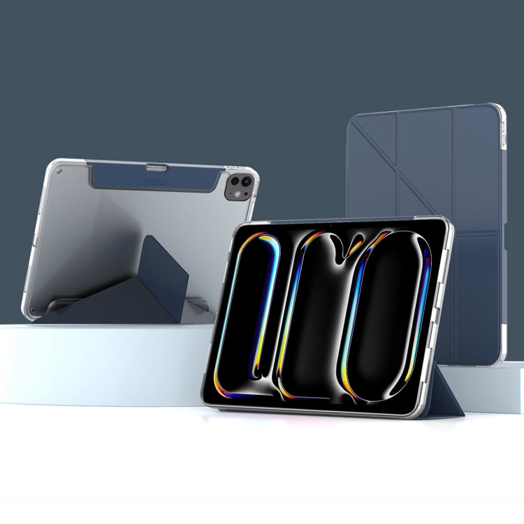 Mutural Deformation Stand Smart Leather Tablet Case, For iPad Air 13 2026 / 2025 / 2024, For iPad Air 11 2026 / 2025 / 2024, For iPad Pro 13 2025 / 2024, For iPad Pro 11 2025 / 2024, For iPad 2025 / 2022, For iPad Pro 11 2022 / 2021 / 2020             ...