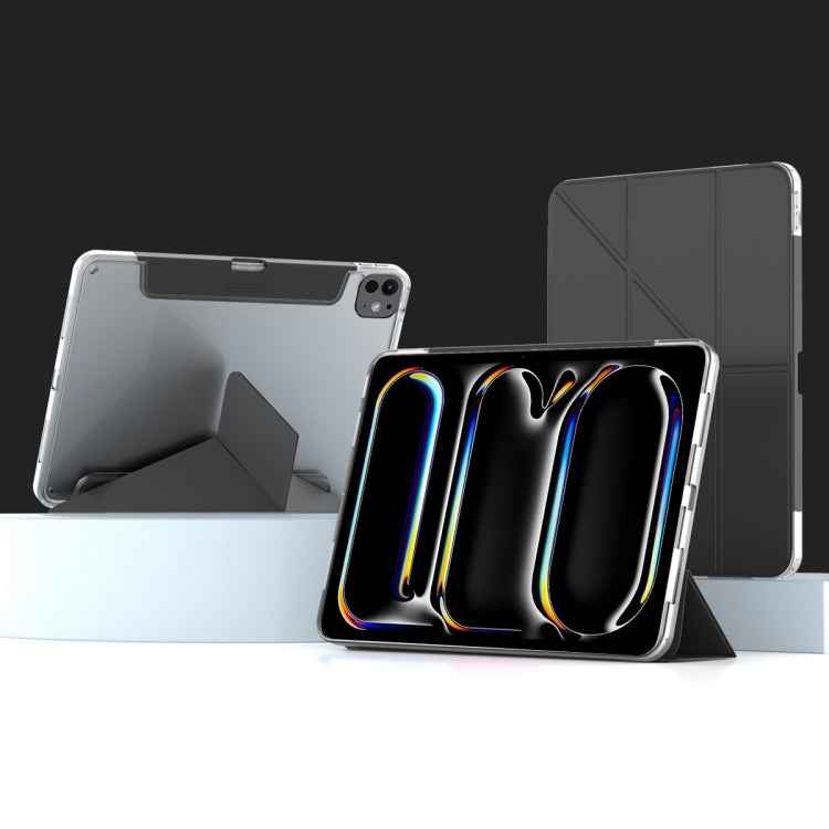 Mutural Deformation Stand Smart Leather Tablet Case, For iPad Pro 13 2025 / 2024, For iPad Pro 11 2025 / 2024, For iPad 2025 / 2022, For iPad Air 11 2025 / 2024, For iPad Air 13 2025 / 2024, For iPad Pro 11 2022 / 2021 / 2020���������������������������...