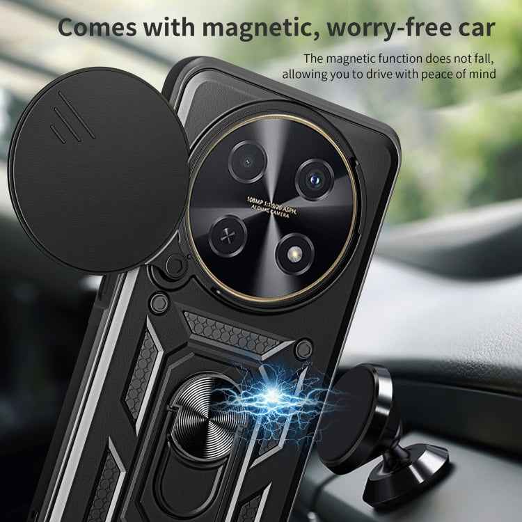 Sliding Camera Cover Design TPU+PC Phone Case, For Huawei nova 12i 4G Global