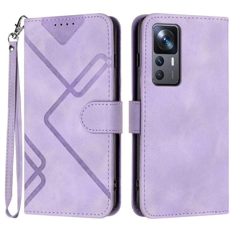 Line Pattern Skin Feel Leather Phone Case, For Xiaomi Redmi Note 12 4G Global, For Xiaomi Redmi Note 12 Pro+ 4G/5G Global, For Xiaomi Redmi Note 12 5G Global, For Xiaomi 13 Pro, For Xiaomi 13, For Xiaomi Redmi A1+, For Xiaomi Civi 2                    ...
