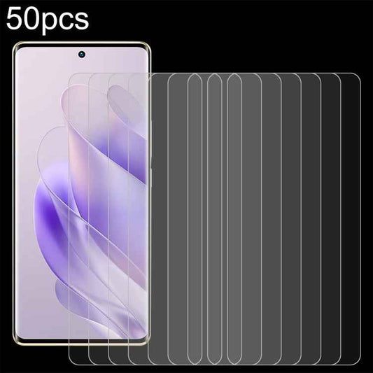 50pcs 0.26mm 9H 2.5D Tempered Glass Film, For Infinix Zero 30 4G, For Infinix Note 30 Pro, For Infinix Hot 30 Play NFC, For Infinix Hot 30 5G, For Infinix Hot 9 Lite, For Infinix GT 10 Pro, For Infinix Zero 30, For Infinix Note 30i, For Infinix Smart 7...