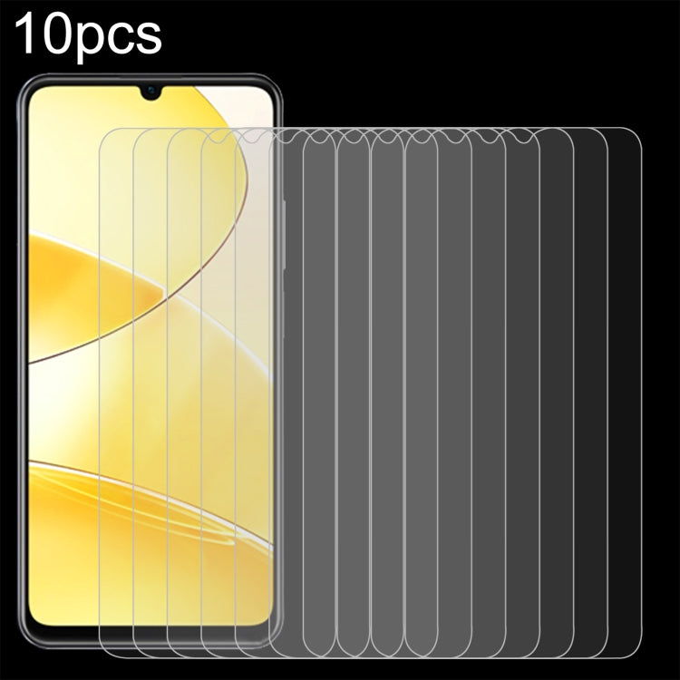 10pcs 0.26mm 9H 2.5D Tempered Glass Film, For Realme 16T 5G, For Realme GT 7 Global, For Realme 13 4G / 13+ / C63 5G / 14x / 14, For Realme P3 Ultra 5G, For Realme Neo7, For Realme P1 Speed, For Realme C61 / C61 India / Note 60, For Realme 12+ / 12 4G ...