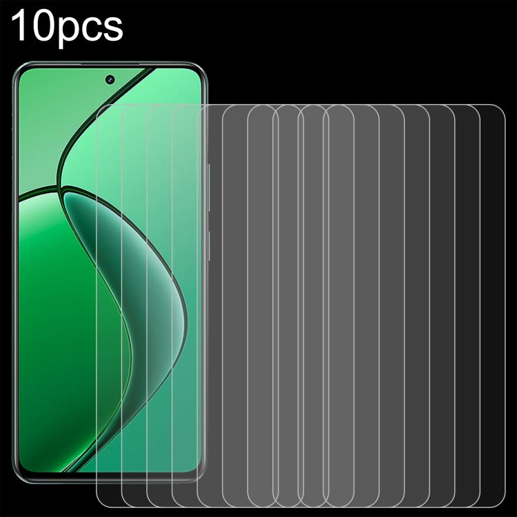 10pcs 0.26mm 9H 2.5D Tempered Glass Film, For Realme 16T 5G, For Realme GT 7 Global, For Realme 13 4G / 13+ / C63 5G / 14x / 14, For Realme P3 Ultra 5G, For Realme Neo7, For Realme P1 Speed, For Realme C61 / C61 India / Note 60, For Realme 12+ / 12 4G ...