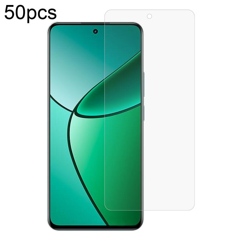 50pcs 0.26mm 9H 2.5D Tempered Glass Film, For Realme 16T 5G, For Realme GT 7 Global, For Realme 13 4G / 13+ / C63 5G / 14x / 14, For Realme P3 Ultra 5G, For Realme Neo7, For Realme P1 Speed, For Realme C61 / C61 India / Note 60, For Realme 12+ / 12 4G ...