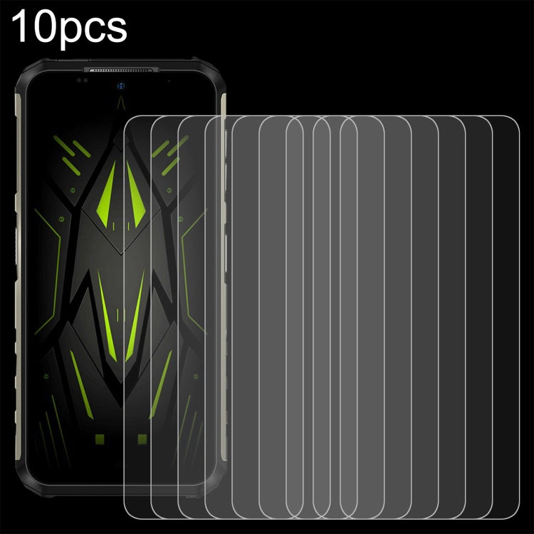 10pcs 0.26mm 9H 2.5D Tempered Glass Film, For Ulefone Armor 22, For Ulefone Armor X12 Pro, For Ulefone Power Armor X11, For Ulefone Note 15