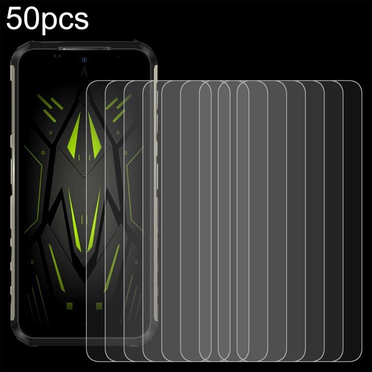 50pcs 0.26mm 9H 2.5D Tempered Glass Film