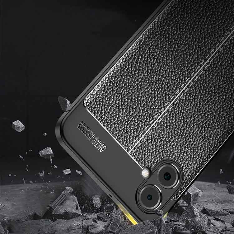Litchi Texture Shockproof TPU Phone Case