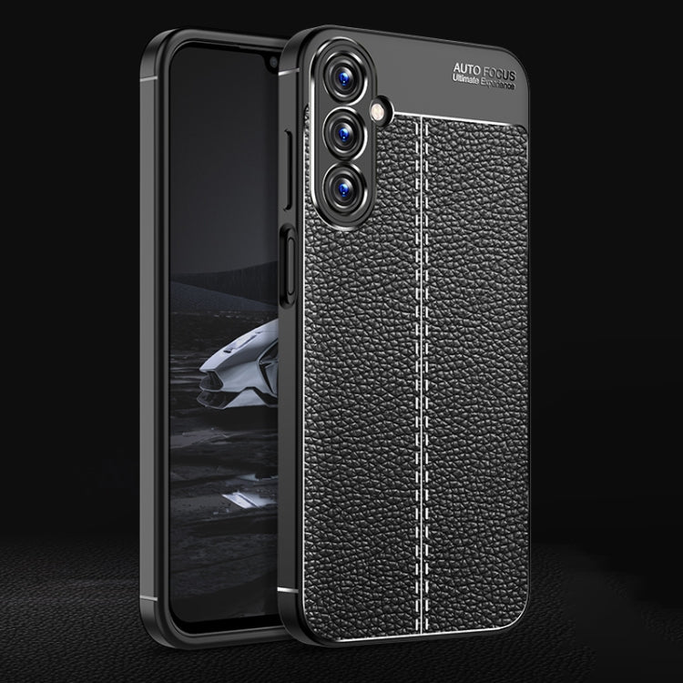 Litchi Texture Shockproof TPU Phone Case, For Samsung Galaxy A05, For Samsung Galaxy A35, For Samsung Galaxy A55, For Samsung Galaxy S24 Ultra 5G, For Samsung Galaxy S24+ 5G, For Samsung Galaxy A05s, For Samsung Galaxy A25 5G, For Samsung Galaxy S24 5G...
