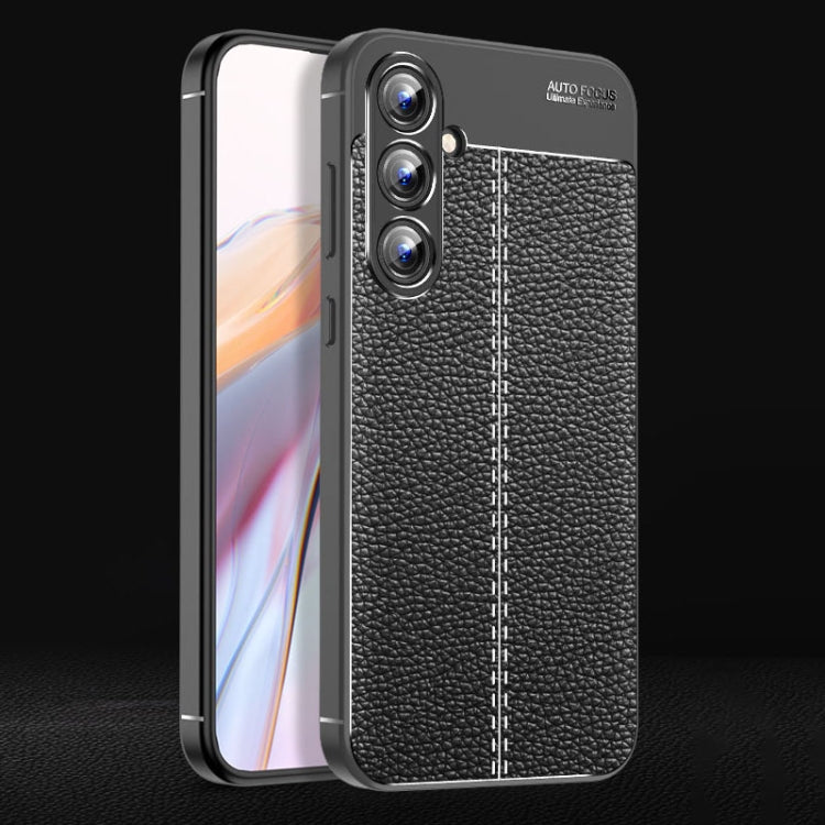 Litchi Texture Shockproof TPU Phone Case, For Samsung Galaxy A05, For Samsung Galaxy A35, For Samsung Galaxy A55, For Samsung Galaxy S24 Ultra 5G, For Samsung Galaxy S24+ 5G, For Samsung Galaxy A05s, For Samsung Galaxy A25 5G, For Samsung Galaxy S24 5G...