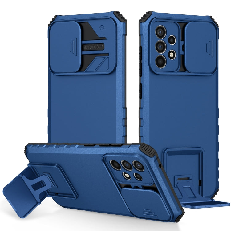 Stereoscopic Holder Sliding Camshield Phone Case, For Samsung Galaxy S22 5G, For Samsung Galaxy A52 5G, For Samsung Galaxy A05, For Samsung Galaxy A05s, For Samsung Galaxy A15 5G, For Samsung Galaxy S24 5G