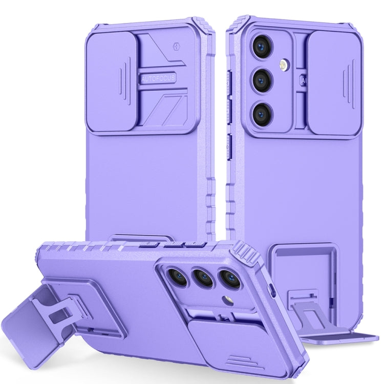 Stereoscopic Holder Sliding Camshield Phone Case, For Samsung Galaxy S22 5G, For Samsung Galaxy A52 5G, For Samsung Galaxy A05, For Samsung Galaxy A05s, For Samsung Galaxy A15 5G, For Samsung Galaxy S24 5G