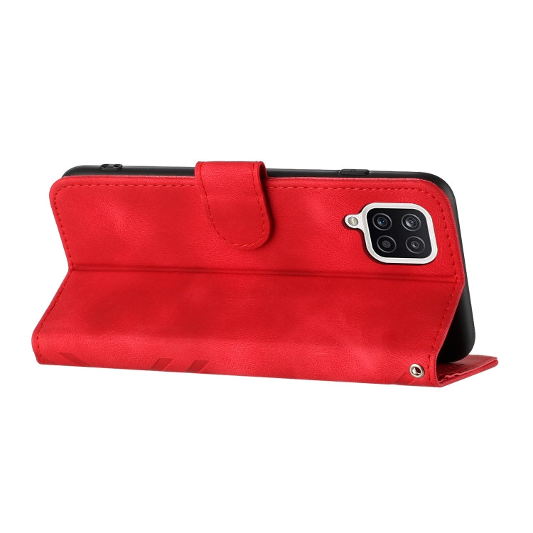 Line Pattern Skin Feel Leather Phone Case, For Samsung Galaxy A12, For Samsung Galaxy Note20 Ultra, For Samsung Galaxy Note20, For Samsung Galaxy A01 / M01, For Samsung Galaxy A21s, For Samsung Galaxy A51 5G, For Samsung Galaxy A71 5G                  ...