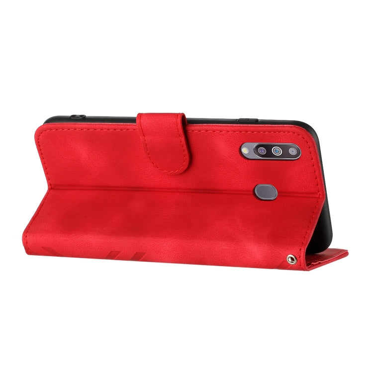 Line Pattern Skin Feel Leather Phone Case, For Samsung Galaxy A20s, For Samsung Galaxy Note10+, For Samsung Galaxy A20e / A10e, For Samsung Galaxy A70, For Samsung Galaxy A40, For Samsung Galaxy A10 / M10, For Samsung Galaxy A20 / A30                  ...