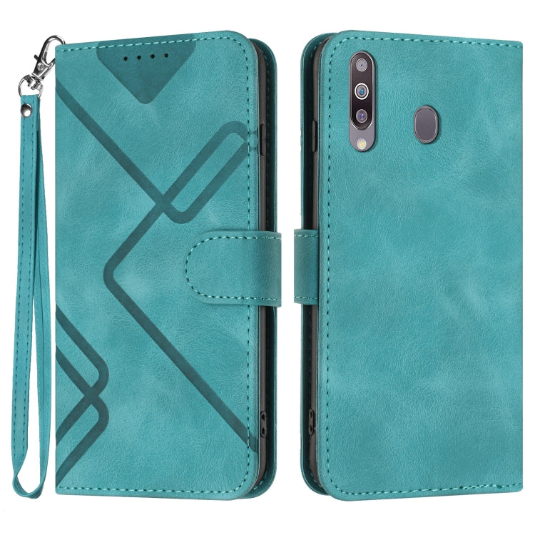 Line Pattern Skin Feel Leather Phone Case, For Samsung Galaxy A20s, For Samsung Galaxy Note10+, For Samsung Galaxy A20e / A10e, For Samsung Galaxy A70, For Samsung Galaxy A40, For Samsung Galaxy A10 / M10, For Samsung Galaxy A20 / A30                  ...
