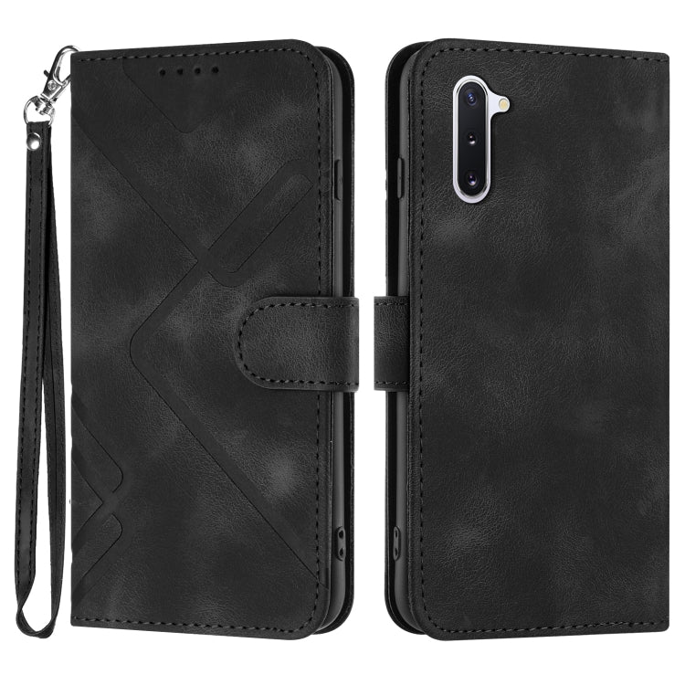 Line Pattern Skin Feel Leather Phone Case, For Samsung Galaxy A11 EU Version, For Samsung Galaxy S20, For Samsung Galaxy S20+, For Samsung Galaxy A21 EU Version, For Samsung Galaxy A71 4G, For Samsung Galaxy A51 4G, For Samsung Galaxy A50 / A50s       ...
