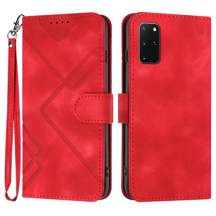 Line Pattern Skin Feel Leather Phone Case, For Samsung Galaxy A11 EU Version, For Samsung Galaxy S20, For Samsung Galaxy S20+, For Samsung Galaxy A21 EU Version, For Samsung Galaxy A71 4G, For Samsung Galaxy A51 4G, For Samsung Galaxy A50 / A50s       ...