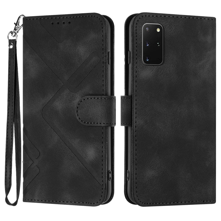 Line Pattern Skin Feel Leather Phone Case, For Samsung Galaxy A11 EU Version, For Samsung Galaxy S20, For Samsung Galaxy S20+, For Samsung Galaxy A21 EU Version, For Samsung Galaxy A71 4G, For Samsung Galaxy A51 4G, For Samsung Galaxy A50 / A50s       ...