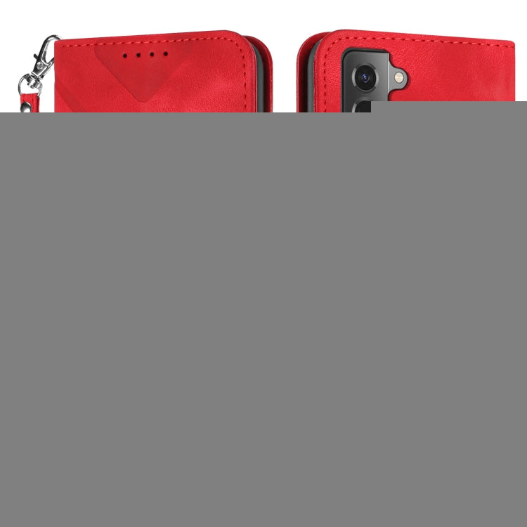 Line Pattern Skin Feel Leather Phone Case, For Samsung Galaxy S22 5G, For Samsung Galaxy A13 5G, For Samsung Galaxy Xcover 5, For Samsung Galaxy A03s 166mm, For Samsung Galaxy A41, For Samsung Galaxy A22 4G, For Samsung Galaxy A22 5G                   ...