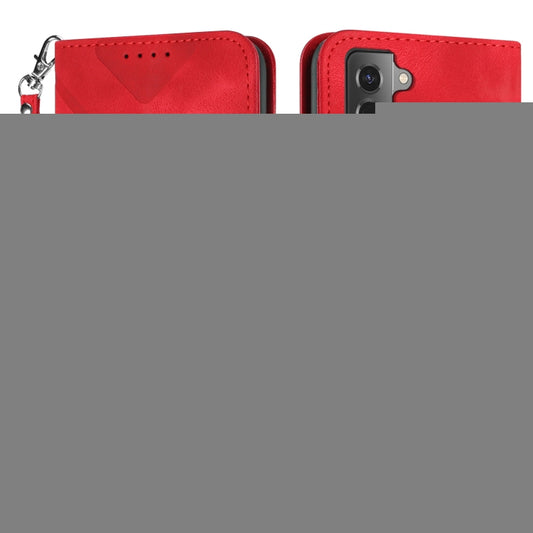 Line Pattern Skin Feel Leather Phone Case, For Samsung Galaxy S22 5G, For Samsung Galaxy A13 5G, For Samsung Galaxy Xcover 5, For Samsung Galaxy A03s 166mm, For Samsung Galaxy A41, For Samsung Galaxy A22 4G, For Samsung Galaxy A22 5G                   ...