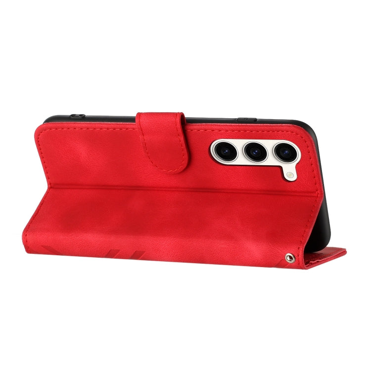 Line Pattern Skin Feel Leather Phone Case, For Samsung Galaxy S23+ 5G, For Samsung Galaxy S23 5G, For Samsung Galaxy A14 5G, For Samsung Galaxy M13 India / F13, For Samsung Galaxy S20 FE, For Samsung Galaxy Xcover6 Pro, For Samsung Galaxy M53 5G       ...