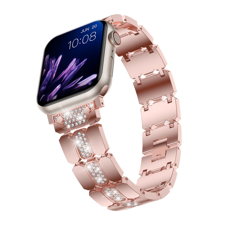Diamond Metal Watch Band