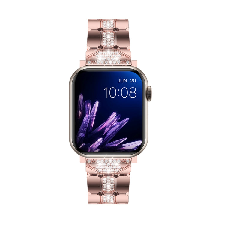 Diamond Metal Watch Band