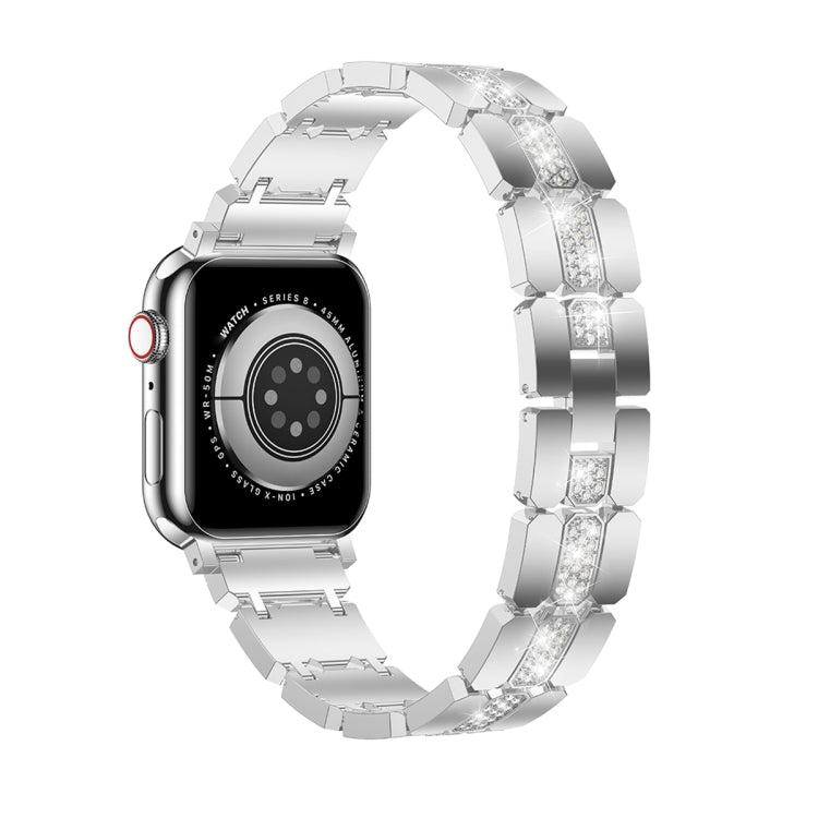 Diamond Metal Watch Band