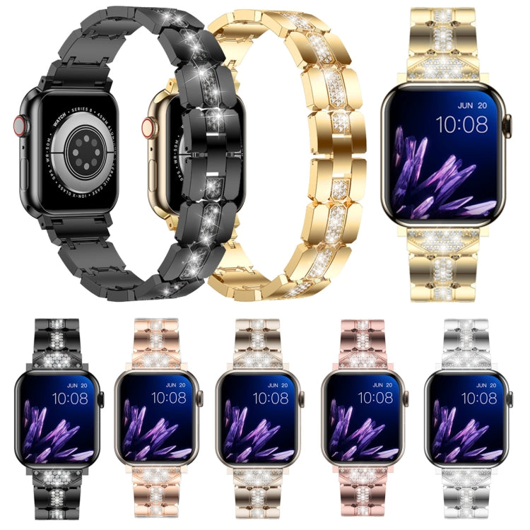 Diamond Metal Watch Band