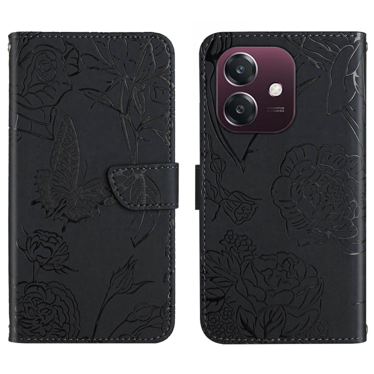 HT03 Skin Feel Butterfly Embossed Flip Leather Phone Case, For OPPO A5 5G Global, For OPPO Reno14 Pro 5G Global, For OPPO Reno14 5G Global, For OPPO A5 Pro 5G Global, For OPPO Reno13 Pro, For OPPO Reno13, For OPPO Reno13 F                              ...