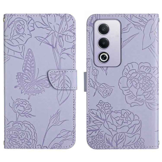 HT03 Skin Feel Butterfly Embossed Flip Leather Phone Case, For OPPO K12x 5G Global, For OPPO A60 4G, For OPPO Reno11 F 5G/F25 Pro 5G, For OPPO A18 / A38 4G, For OPPO A58 4G, For OPPO Reno10 Pro+, For OPPO A79 5G, For OPPO A59 5G
