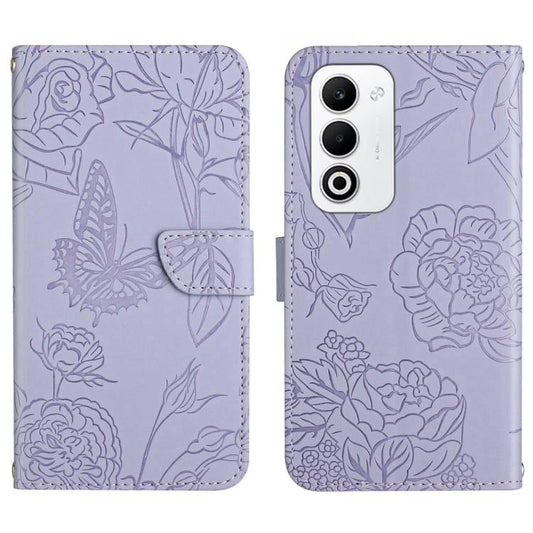 HT03 Skin Feel Butterfly Embossed Flip Leather Phone Case, For OPPO A5 5G Global, For OPPO Reno14 Pro 5G Global, For OPPO Reno14 5G Global, For OPPO A5 Pro 5G Global, For OPPO Reno13 Pro, For OPPO Reno13, For OPPO Reno13 F                              ...