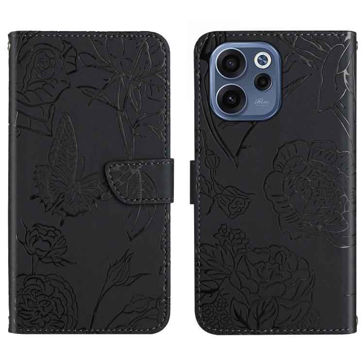HT03 Skin Feel Butterfly Embossed Flip Leather Phone Case, For OPPO A6 5G Global / A6x 5G, For OPPO Reno15 F 5G Global, For OPPO Reno15 Pro Max 5G Global, For OPPO Reno15 Pro 5G Global, For OPPO Reno15 5G Global, For OPPO A6 Pro 4G / 5G Global         ...